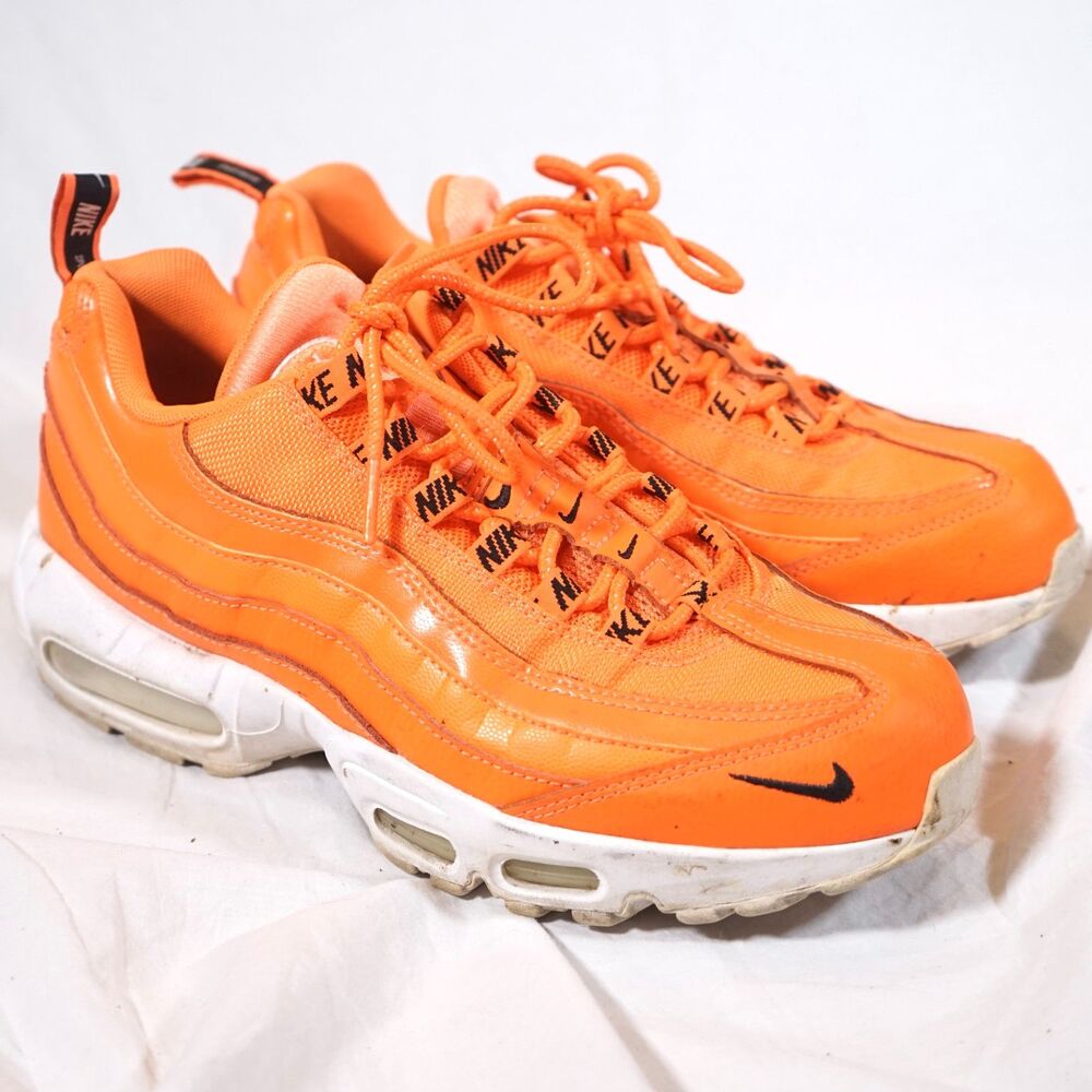 Nike Air Max 95 “Overbranded” Total Orange Sneakers Men’s Size 8